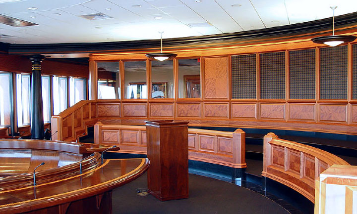 Spectator area of 8th floor Boardroom